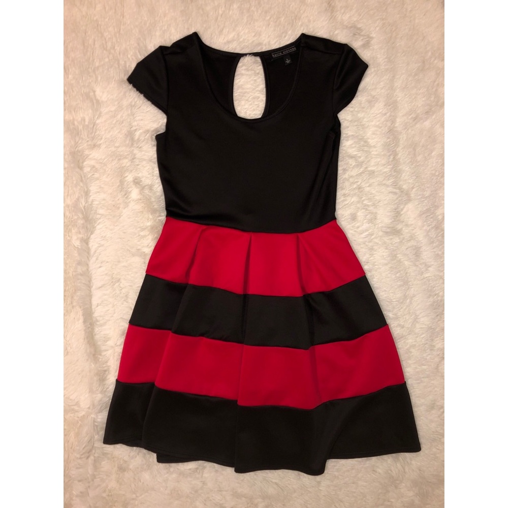Black and red dress